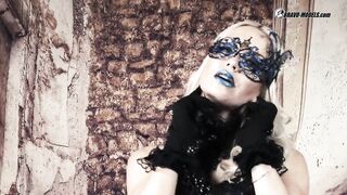 412 Lena Love Black and Blue Venice Mask Costume