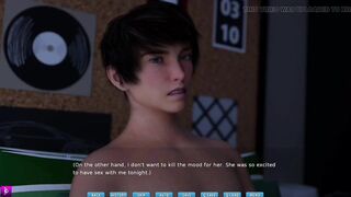 Lady with big breasts and big booty continues to screw her crush secretly - gameplay part 6
