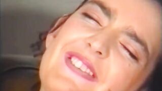 Gorgeous gal enjoys getting her soaked vagina banged hard by a giant pole
