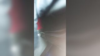 T-girl empties her balls