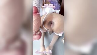 Dirty trans hotty cumming with a can of Soda up her booty - BONNIE NYMPHA
