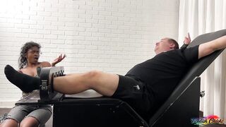 TICKLISH BABES - Lady Phoenix Tickles Stripped Feet With With An Cold-blooded Smile