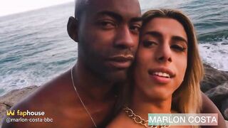 Fucking on the Nudist Beach with My Trans Girlfriend