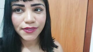 Little Slut Missing YOU: Getting Ready to Cum on a Movie Call