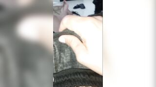 Voided urine pants and multiple orgasms