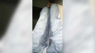 Voided urine pants and multiple orgasms