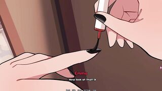 Oral-sex From Emma in Bikini in Bubbles And Babes - Anime Sex Scenes Part 24