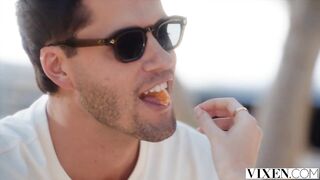 VIXEN Insatiable Gal Della Cate Rides A Biggest Weenie