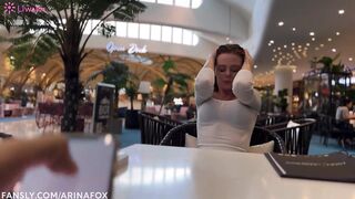 POV : Control MULTIORGASMS on a Date - Remote Sex Toy in a Public Place - ArinaFox
