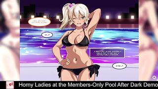 Slutty Ladies at the Members-Only Pool After Dark (Free Steam Demo Game) Adventure, Nudity, Simulation, Dating Sim, Comics, Cute, Visual Novel, 2D Platformer, 2D, Comic Book, Sexual Content, Comedy, Story Rich, Choices Matter, Singleplayer