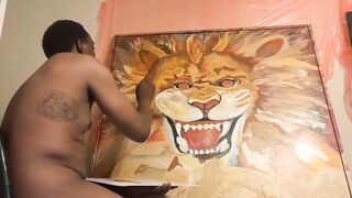 Paint session with Cubby Da Porn Hubby