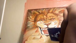 Paint session with Cubby Da Porn Hubby
