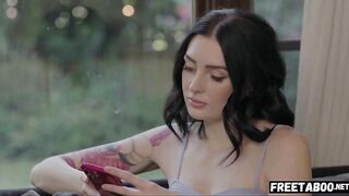 Weenie Hungry Housewife Charlotte Sins Catches A Private Investigator & Offers Him Her Wet Twat
