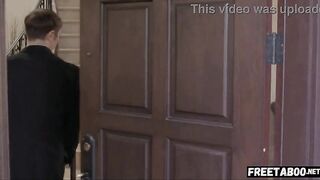 Weenie Hungry Housewife Charlotte Sins Catches A Private Investigator & Offers Him Her Wet Twat