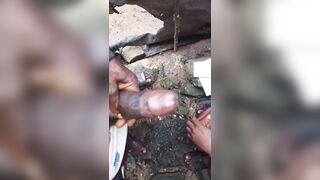 Africandoggy1 handjob a biggest dong