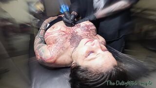 Getting a full-chest tattoo—titties and everything