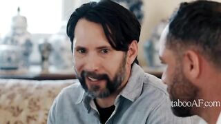 Stepdad Pals Confess Messy Urges Then Share Partners