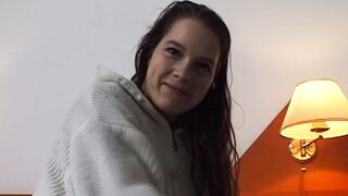 Real orgasm with my ex-girlfriend she makes it in front of me
