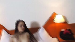 Real orgasm with my ex-girlfriend she makes it in front of me