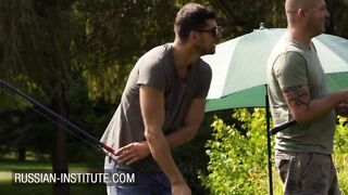 Mina Sauvage seduces two boyz for a DP