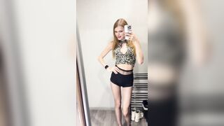 petite and cute teen trans gal feeling beautiful