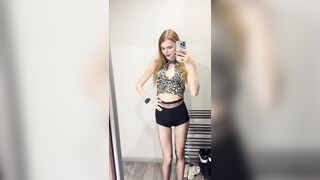 petite and cute teen trans gal feeling beautiful
