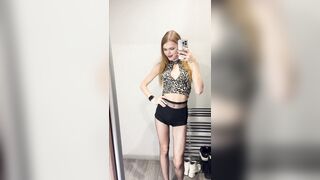 petite and cute teen trans gal feeling beautiful