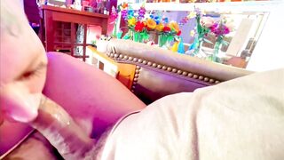 TS Diana Deelight swaps head and gets drilled by her boyfriend Jrockstar82 on the daybed