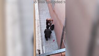 Destroying the clothes of a student who skipped class.