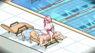 Comics Game – Minami Anime Gallery Scene Pool Sex - Lifeguard Holic