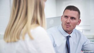 KILLERGRAM - Lucette Valuable Takes On A Seductive Office Challenge In Her Debut Scene