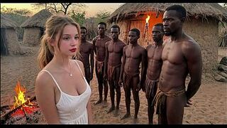 Blameless Tourist Travels Through Africa and Gets Happily Fucked by a Tribe of Giant BBCs – ANAL VAGINAL – BLACK DONGS (AI)