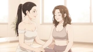 Yoga Instructor Peculiar Technique to Helps Her Student Focus