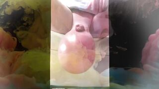 The HUGE BALLS in the WORLD - Realife Futanari Crosddressing Hardcore Saline Balls Reality Music Compilation