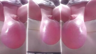 Ball Stretcher Saline filled Giant Dangling Balls Compilation - Hardcore Scrotum Stretching Extreme Ballstretching CBT Stretched Balls