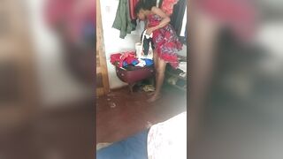 Sexy night with a lush young African woman