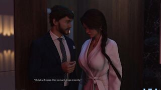 Being a Wife - P12 - the Slutty Wife Lies Next to Her Husband and Secretly Exchanges Bare Photos with a BBC