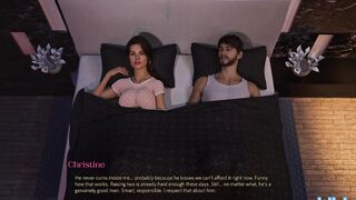 Being a Wife - P12 - the Slutty Wife Lies Next to Her Husband and Secretly Exchanges Bare Photos with a BBC