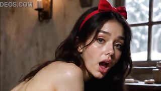 Sexually excited Snow White and the Dwarfs Part 1 Group Sex (AI-generated)