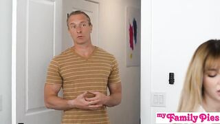 Curious Demi Hawks asks Stepdad, "Do YOU think Cock Size is Hereditary?"