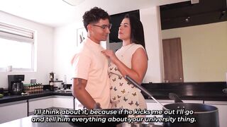 My father leaves me at home with the housekeeper, who's a hot MILF - Thiago Lopez & Kylei Eilish