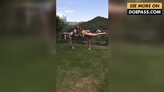 Mia Split & Mary Emo Show How Flexible They Are