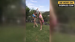 Mia Split & Mary Emo Show How Flexible They Are