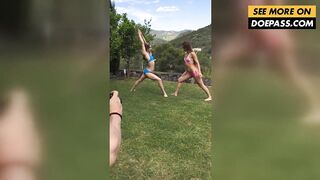 Mia Split & Mary Emo Show How Flexible They Are