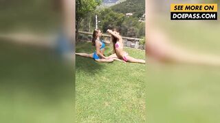 Mia Split & Mary Emo Show How Flexible They Are