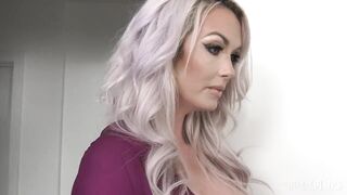 Busty Golden-haired MILF Gets The Hard Knob She Needs From Her Stepson