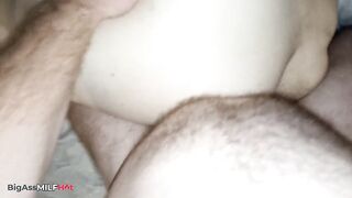 Big Round Butt MILF Side Bang and Missionary – Cum on Swollen Clit