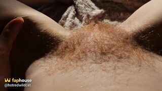 Showing YOU My Ginger Hirsute Pussy Bush POV