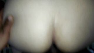 Mature woman shamelessly showed her ass.