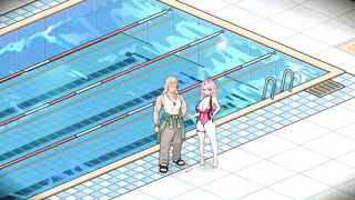 Hentai Game - Minami Anime Gallery Scene Pool Sex 2 - Lifeguard Holic